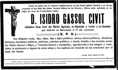 Colonia Gasol 1901